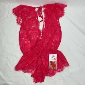 NWT Seven 'Til Midnight Temptation Lace Romper